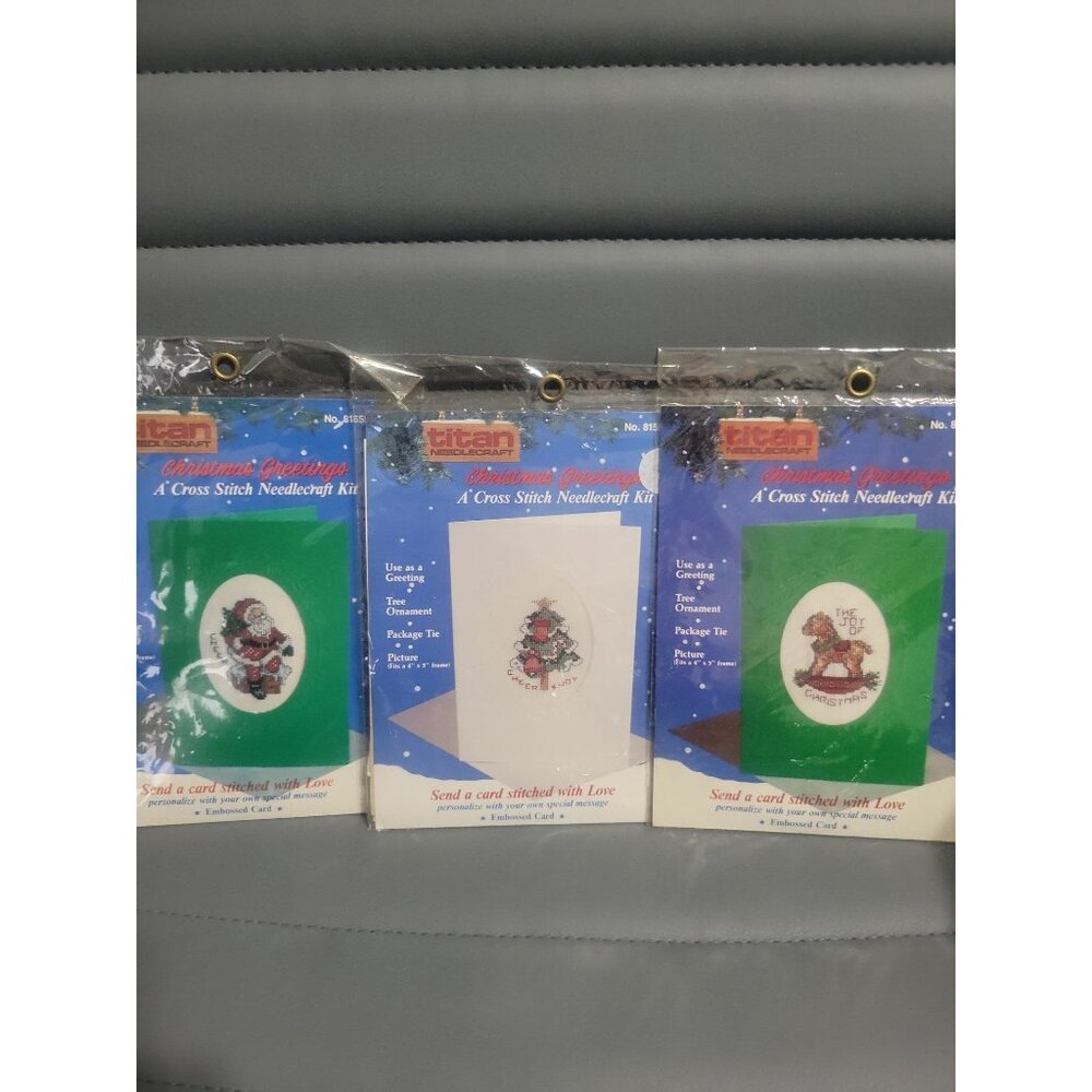 Titan Needlecraft Christmas Greetings Cross Stich Kit
